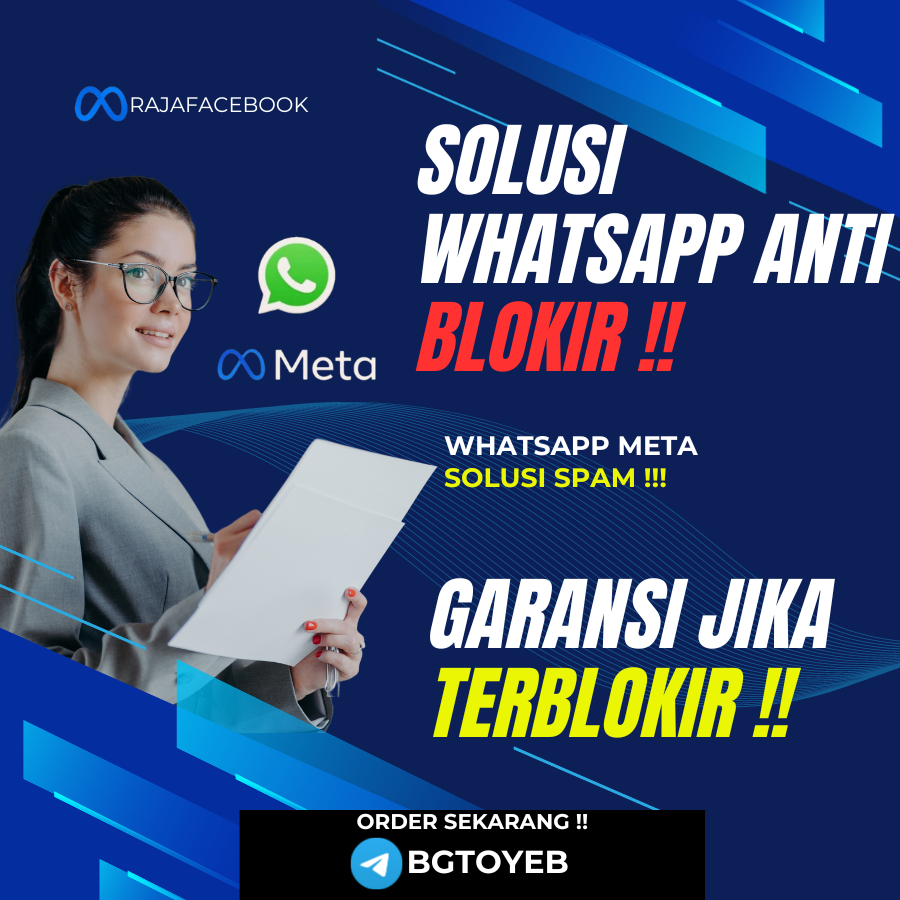 WHATSAPP META ANTI BLOKIR BERGARANSI