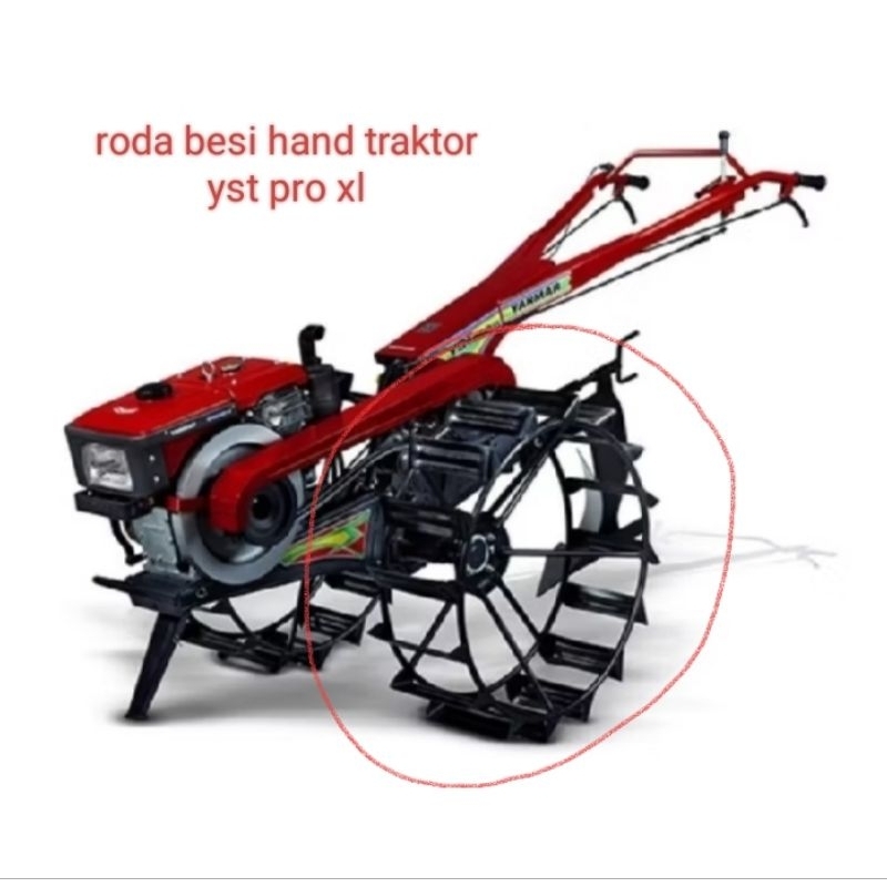 roda besi hand traktor yst pro xl yanmar