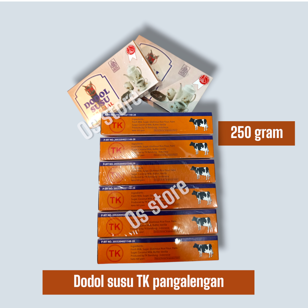 

Dodol susu 250gr, Dodol susu Tk