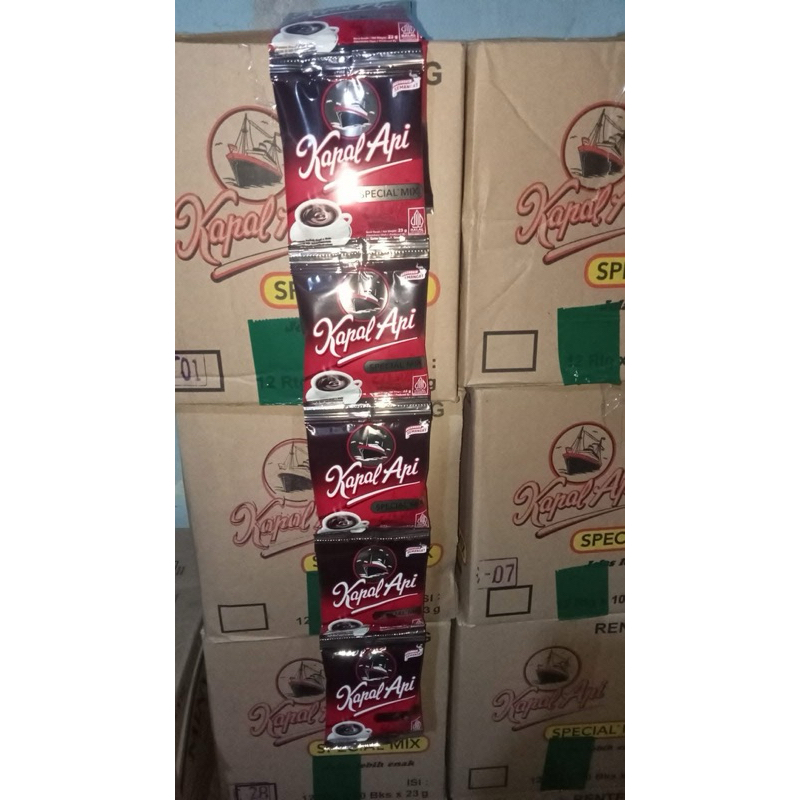 

1 Kardus KAPAL API SPECIAL MIX 23g (isi 12renceng / 120pcs)