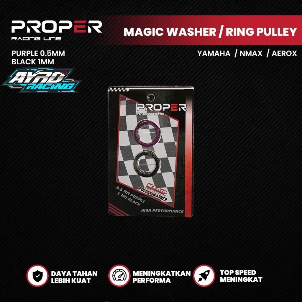 Ring Pully Puli Ring Rumah Roller Ring Aerox Nmax N max New Ring & Washer Proper