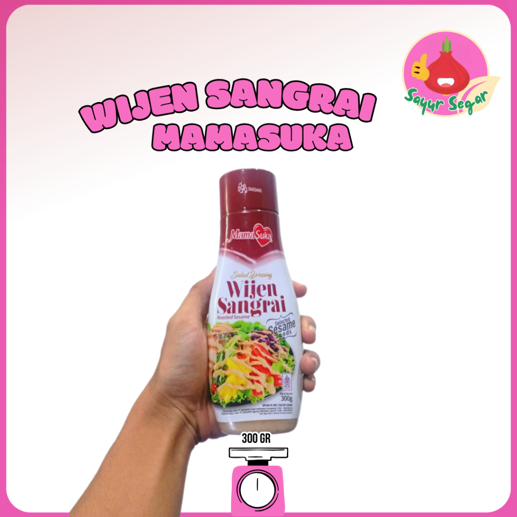 

Sayur Segar - MamaSuka Wijen Sangrai Botol 300 gr / Rocsted Sesame Botle