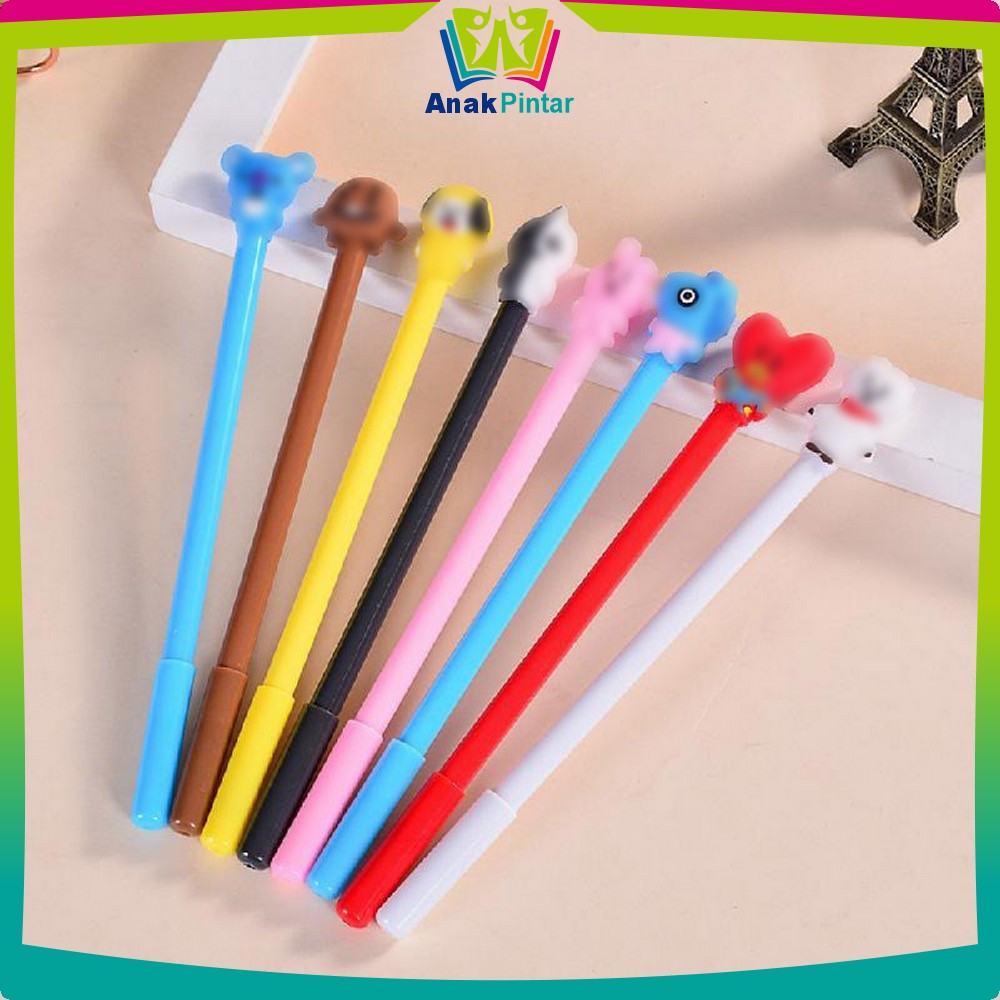 

Pen Pulpen Gel Lucu Alat Tulis Sekolah / Pena ARMY Cute Cartoon Ballpoint Anak Pintar A1