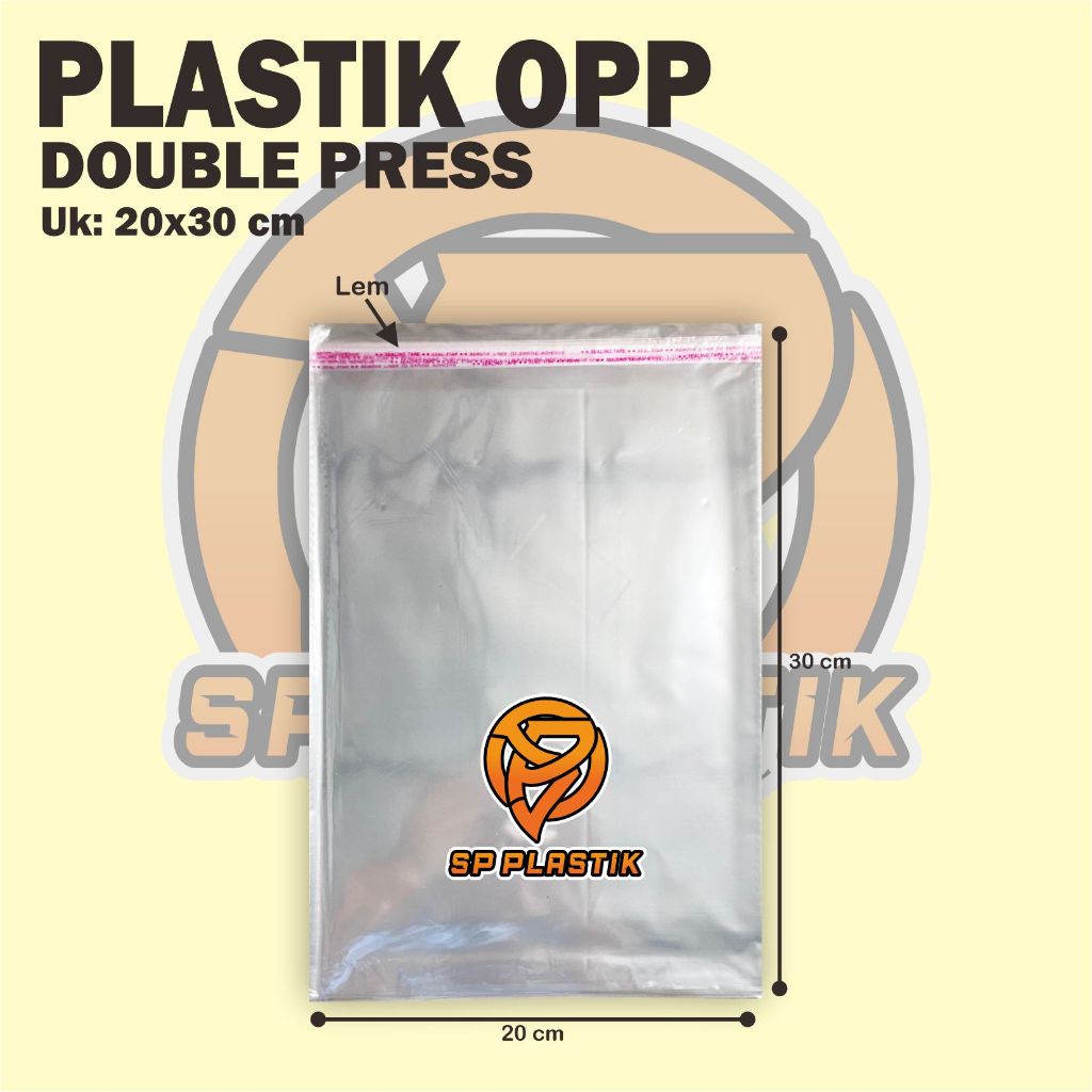 

Plastik OPP 20x30 cm Seal Untuk Baju Anak Garment Kerudung Hijab Pakaian