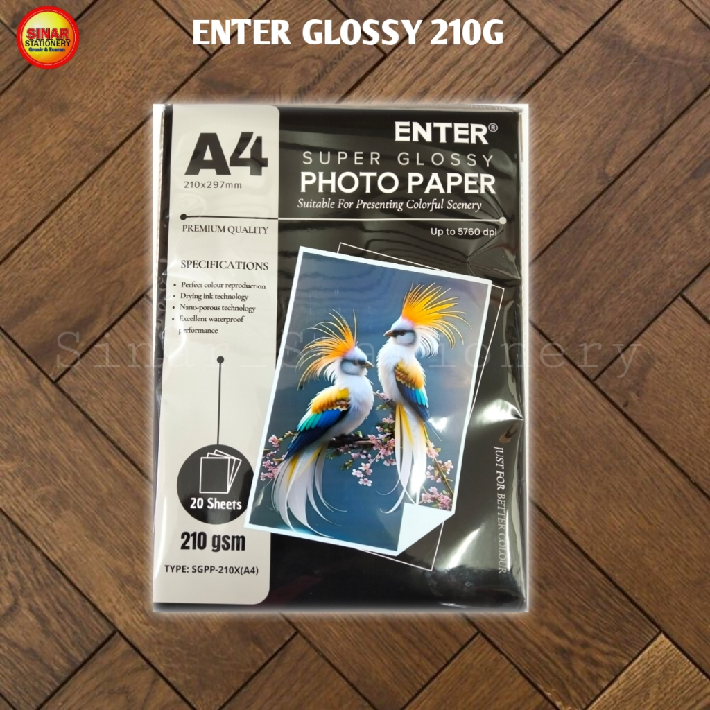 

enter kertas foto glossy 210g