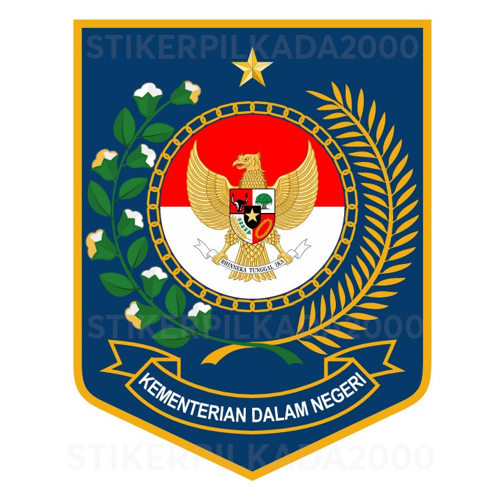 

STIKER VINYL TEMPELAN KACA LOGO KEMENDAGRI / LOGO KEMENTERIAN DALAM NEGERI