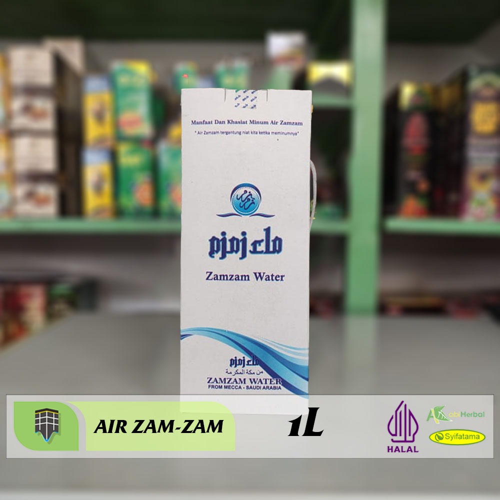 

Air Zam-zam 1L, Original dari sumur zamzam at Makkah-Saudi arabiah