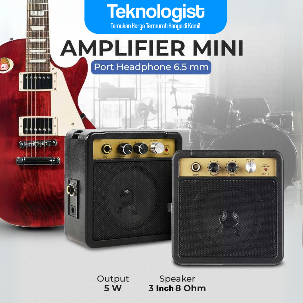 Amplifier Mini Gitar Elektrik / Speaker Amplifier Mini Gitar Elektrik / Ampli Portable Speaker