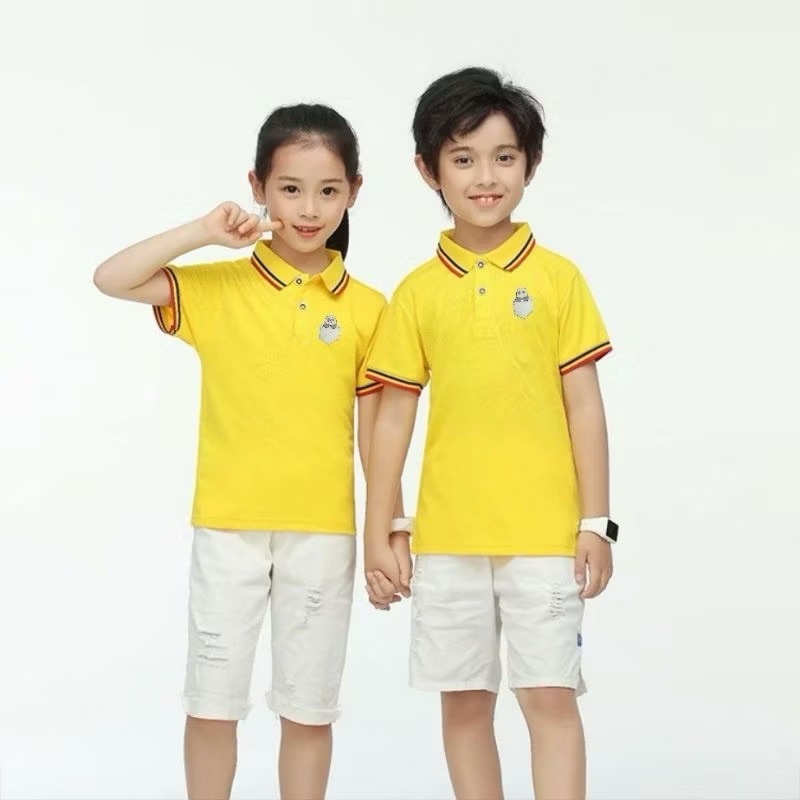 Mall ORI Wangki Polo Anak anak gambar KANTONG PANDA KECIL Kaos Polo Wangki Anak anak Bhan tebal berk