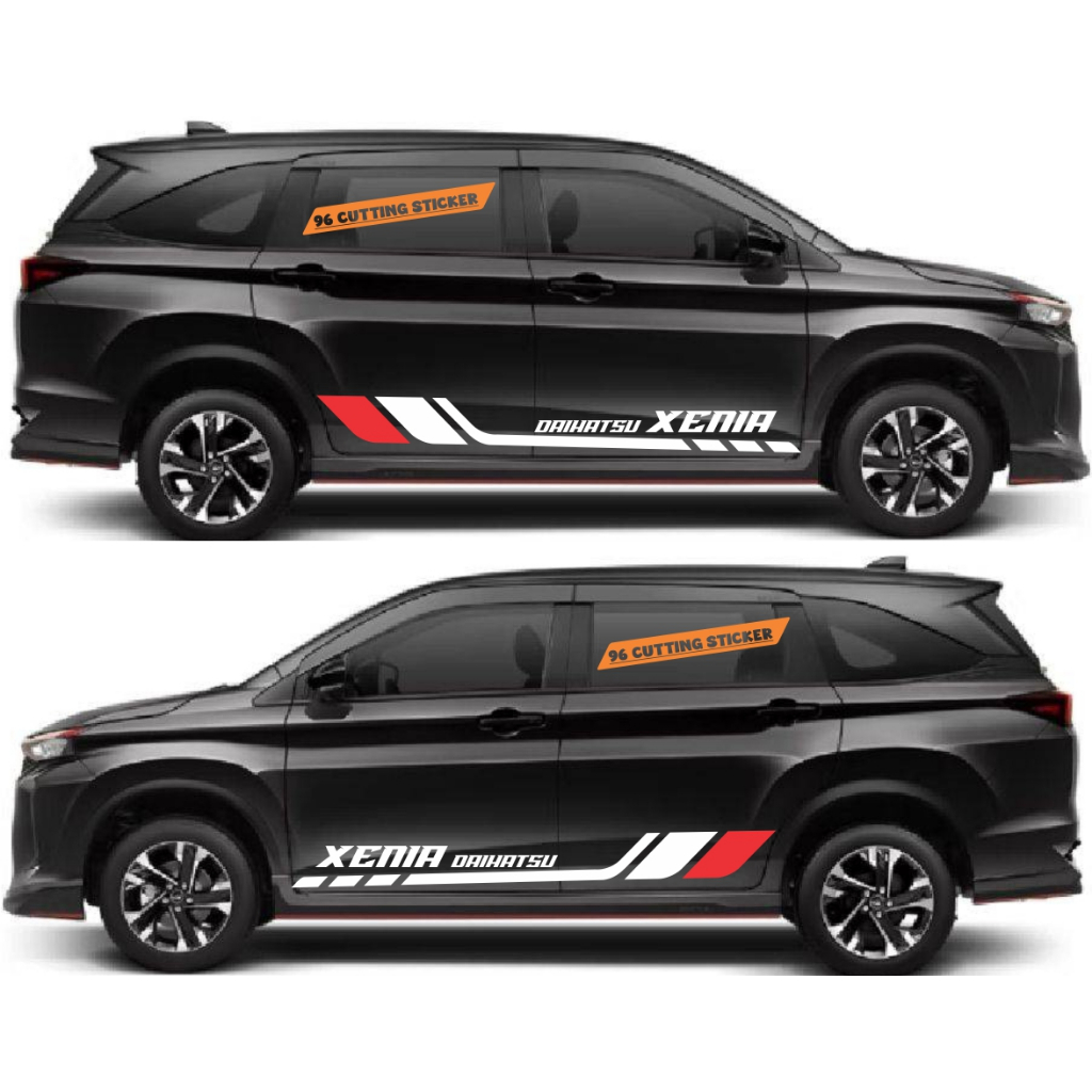 Stiker Mobil Xenia Daihatsu sticker body samping Mobil Xenia
