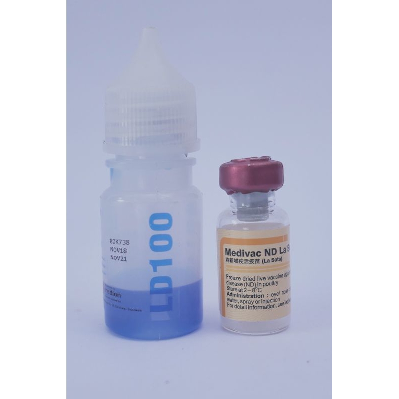 medivac ND lasota 100 dosis vaksin ayam aktif produk medion