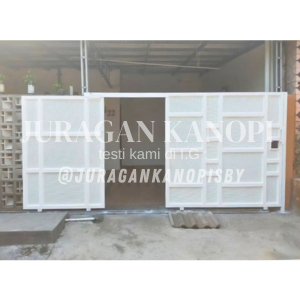 Pagar rumah plat perforated industrial murah terpasang
