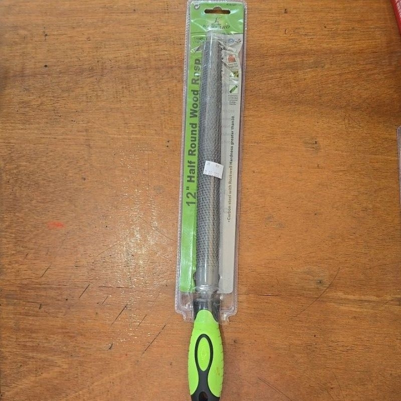 kikir kayu setengah bulat 1/2 bulat 12inci (30cm) / kikir pahat kayu kasar setengah bulat 12in / pat