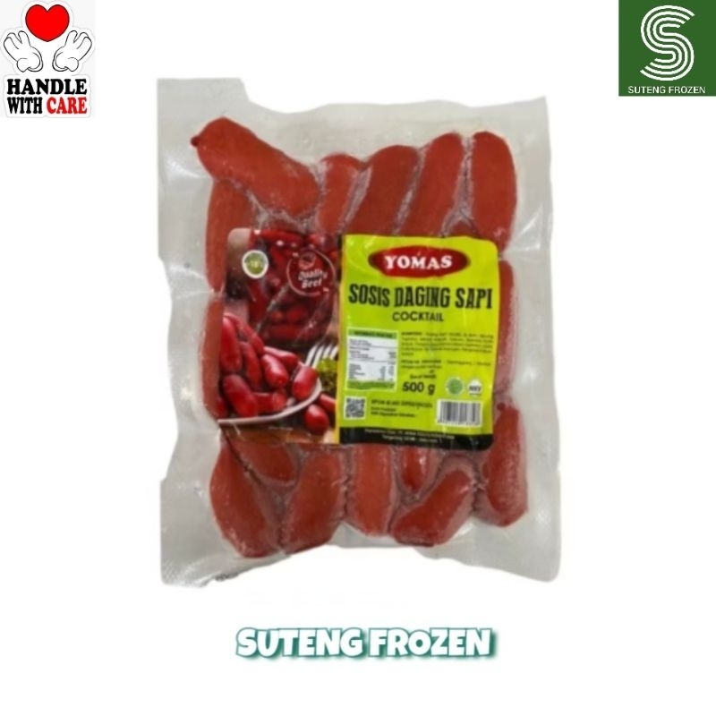 

Yomas sosis Beef Cocktail merah 500 Gram