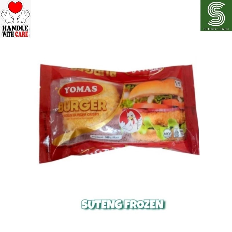 

Yomas Chiken Burger Crispy isi 6 pcs 300 Gram