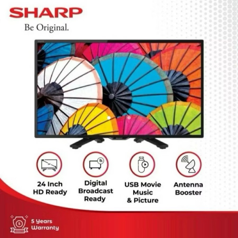 TV SHARP LED 24GD1400 24" INCH HD DIGITAL TV