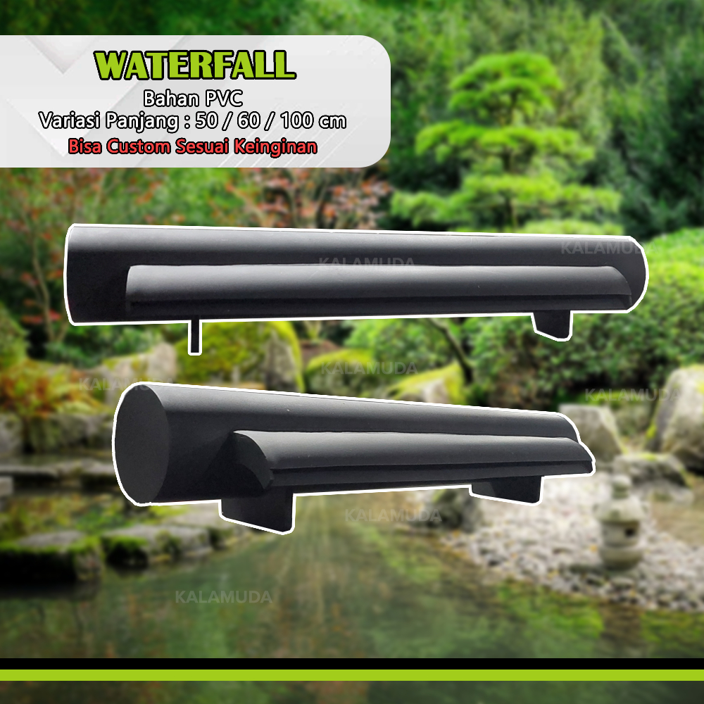 BARU WATERFALL KOLAM KOI PORTABLE / AIR TERJUN KOLAM KOI UKURAN 50 100 cm / BISA CUSTOM