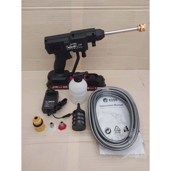 Jet Cleaner Baterai (Cordless) Merk Edon 36Vf