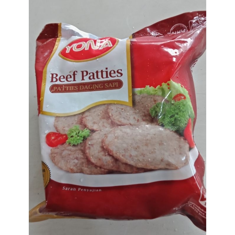 

yona beef paties 1kg isi 20