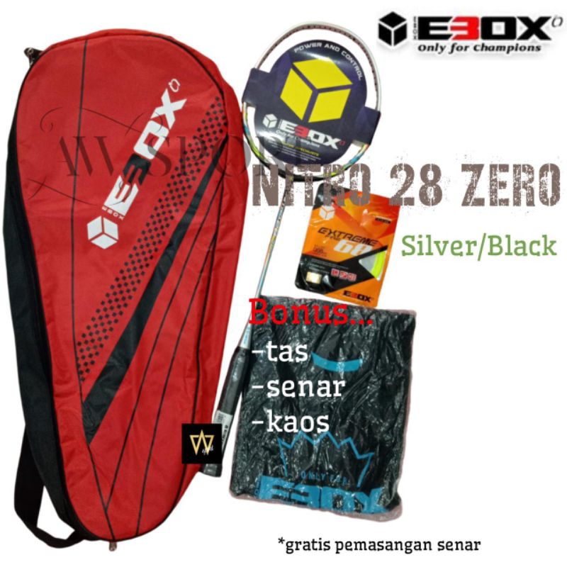 Raket Badminton Ebox Nitro 28 Zero / Raket Bulutangkis Ebox Original