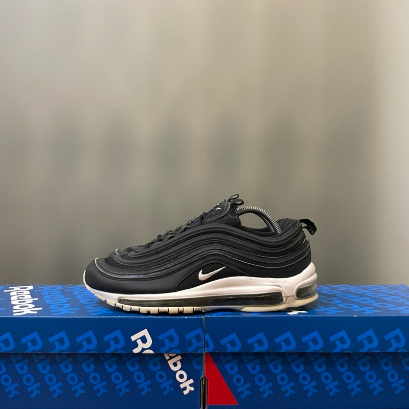 43 - Sepatu Nike Bekas Second Nike Airmax Air Max AM 97 Black White Bekas Second