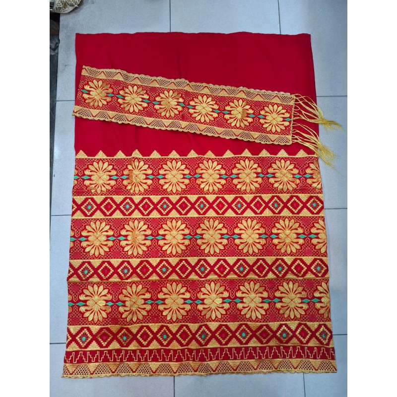 tapis bordir/ sanwos melati