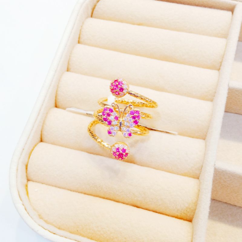 (03915) NEW CINCIN SPIRAL KUPU-KUPU KADAR MUDA 8K