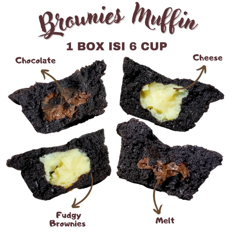 

BRUFFIN | BROWNIES MUFFIN | FUDGY BROWNIES | BROWNIES