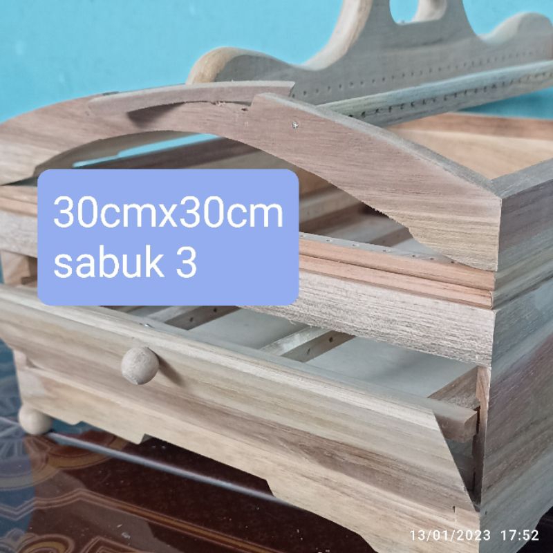 Sangkar slot laci sabuk 3 skat