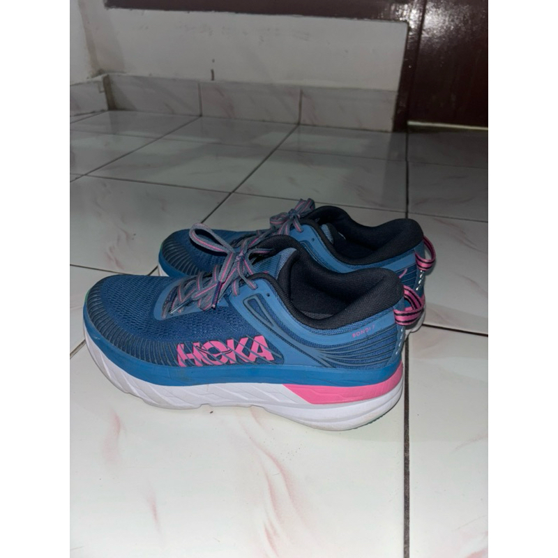 Sepatu hoka women second bekas preloved mulus