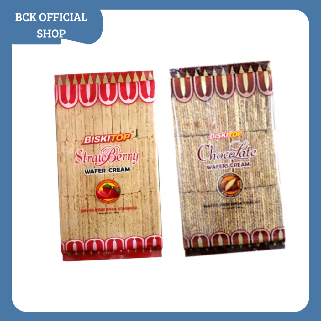 

Biskitop Wafer Cream Coklat 300gr (pcs)