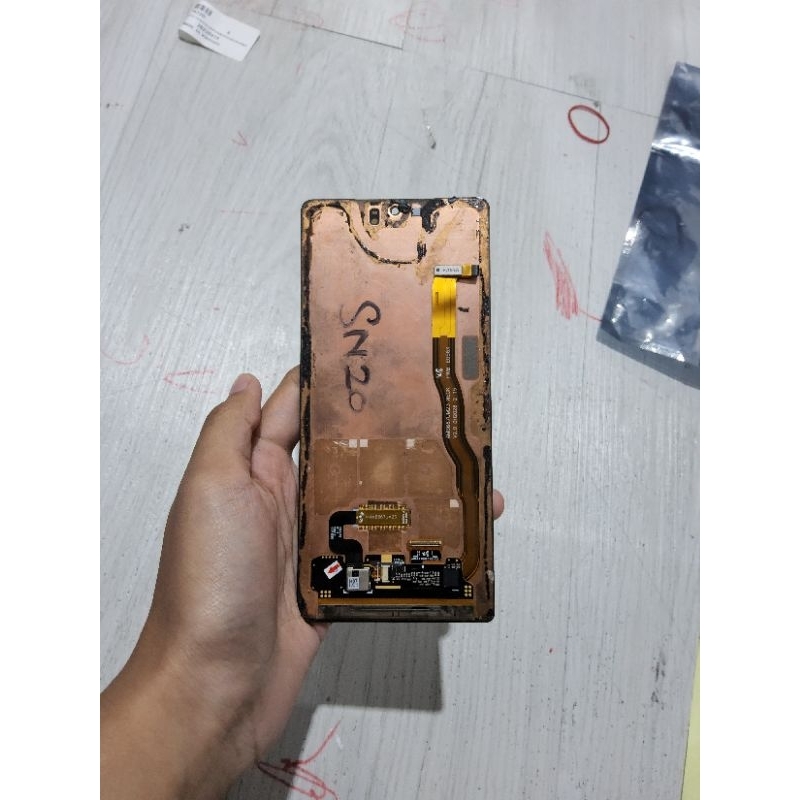LCD SAMSUNG GALAXY NOTE 20 BIASA ORIGINAL COPOTAN ASLI SAMSUNG