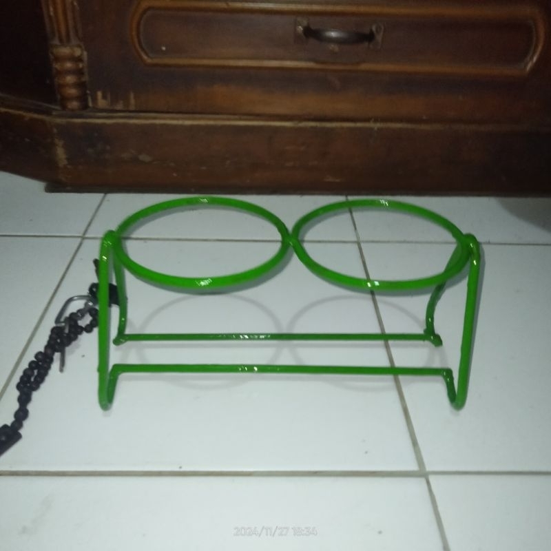 dudukan botol minyak 1 liter rak kembar - rak botol saus kecap serbaguna