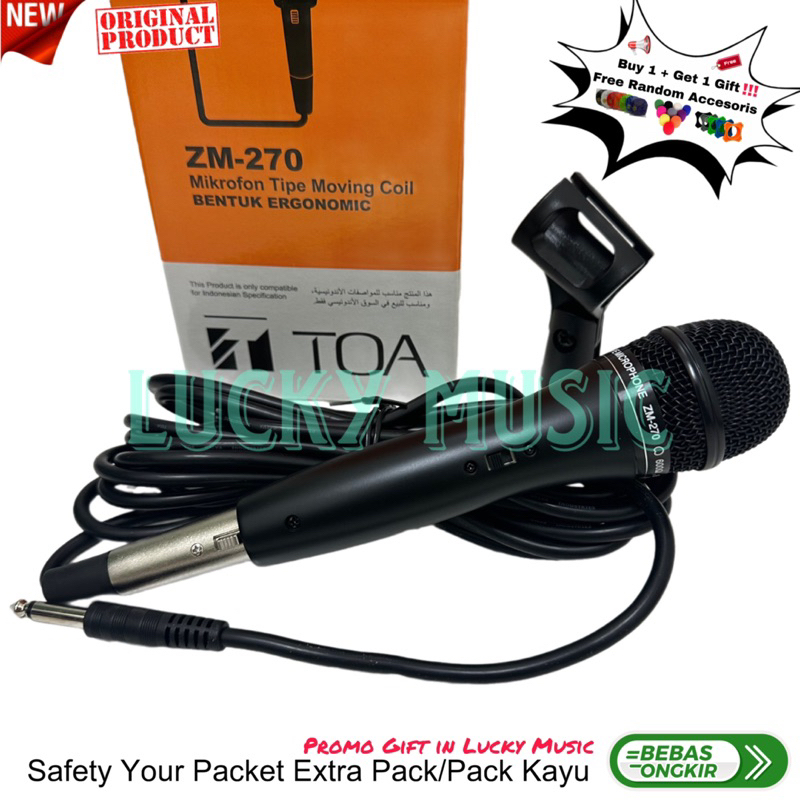 Mic kabel TOA ZM 270 Original mic toa zm 270 mic zm 270 mic pegang zm270 new