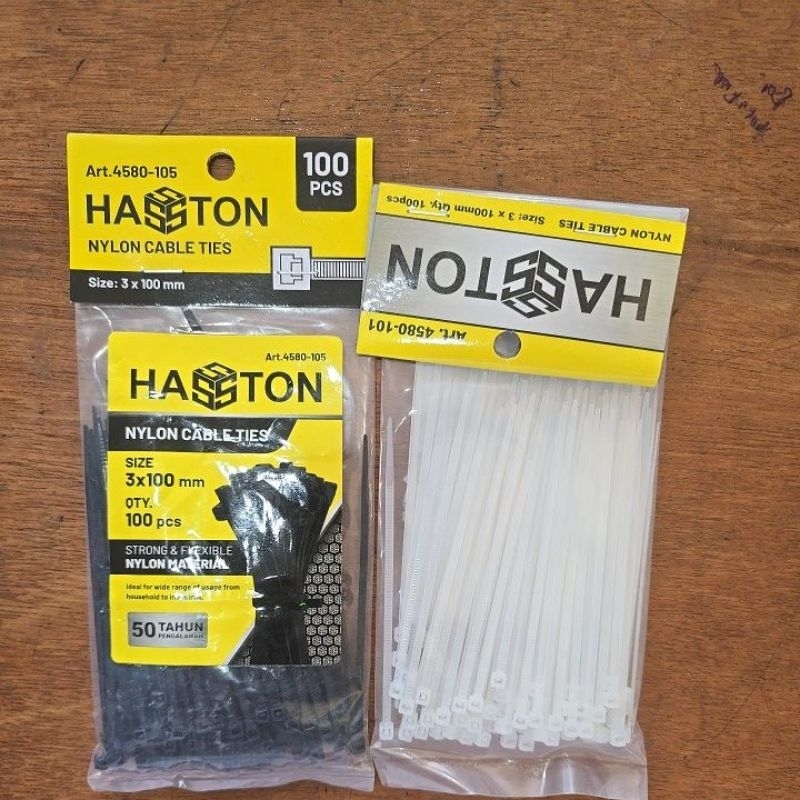 

kabel tie / kabel tis / tali pengikat hasston 3 x100mm ( 10cm) / cabel tie 10cm harga perbungkus ( untuk pemesanan warna cantumkan di catatan / kita kirim random sesuai persediaan stok yang ada )