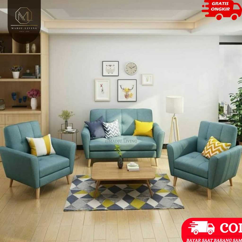 sofa tamu/sofa retro/sofa scandinavian