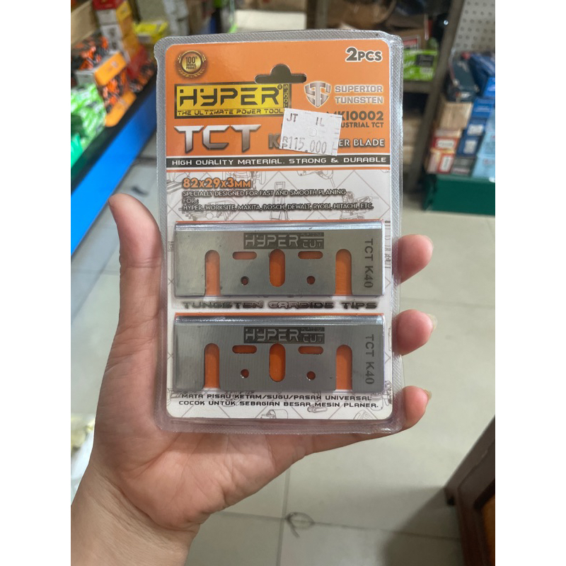mata ketam tct hyper / mata planner / mata mesin serut tct hyper / mata ketam turbo