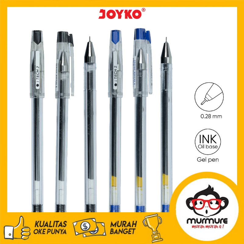 

MURMURE I PULPEN/GEL PEN HI-TECH PULPEN JOYKO GP-266 ITECH 2 0.28 MM UNTUK NULIS KITAB