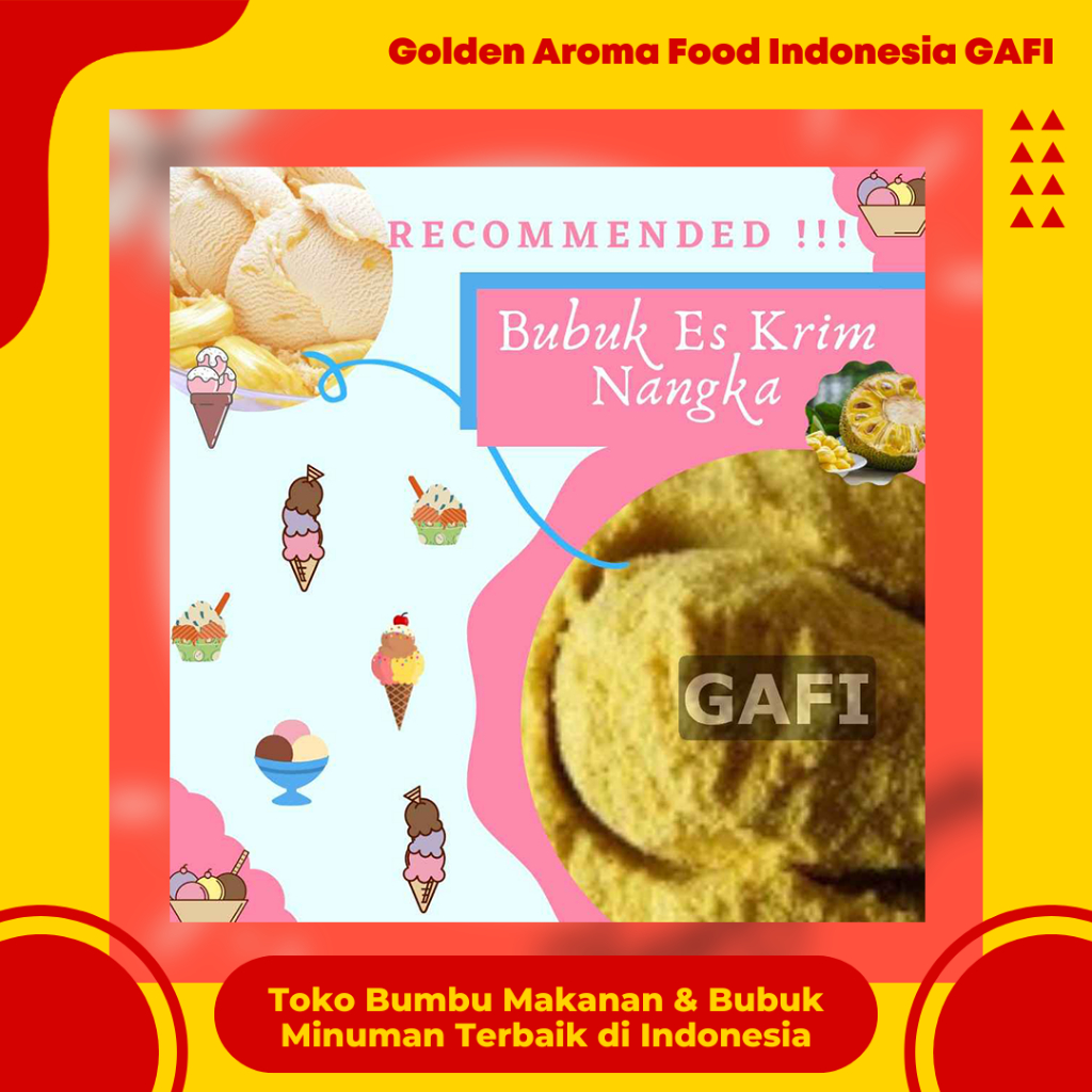 

Bubuk Es krim Nangka 1 Kg Murah Meriah Terdekat Kiloan Magic Ice Crem Premix Instant Premium/ Bubuk Bahan Ice Cream Instan Rasa Nangka Powder Bahan Bubuk Es krim GAFI