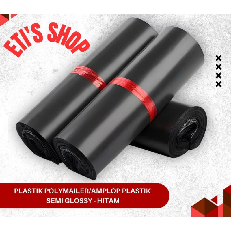 

Plastik polymailer polimailer amplop plastik hitam semi glossy