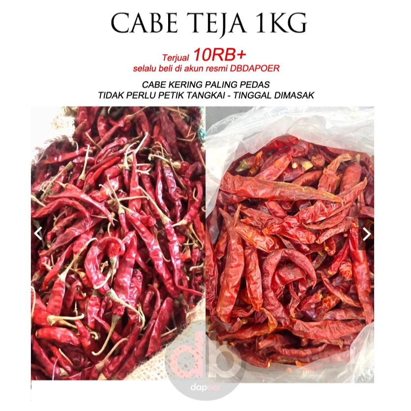 Cabe Kering 1kg | Cabe Kering