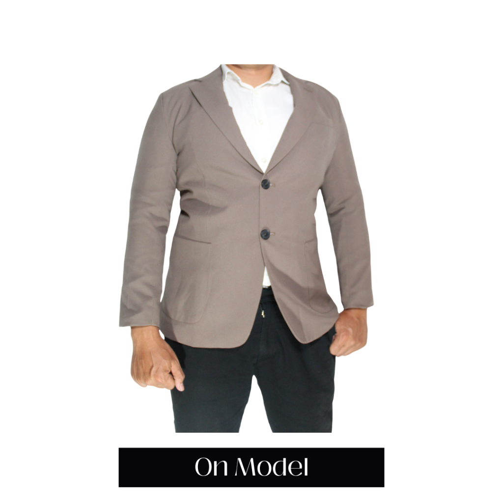 Jas Warna Coklat Muda Merk Believe (XL)