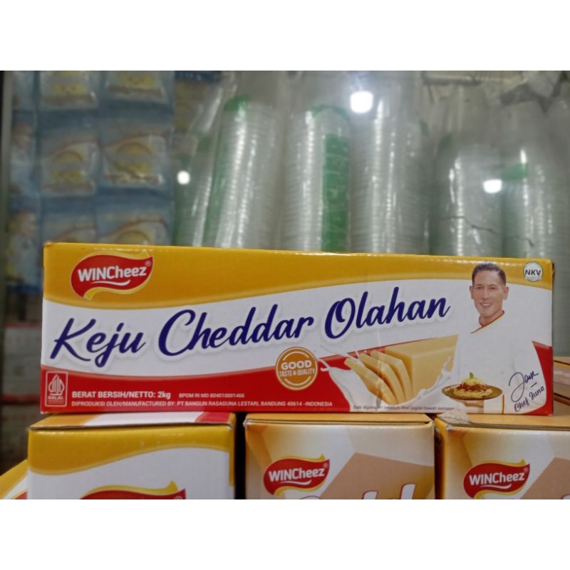 

WinCheez Keju Cheddar Olahan Bersih/Netto 2kg