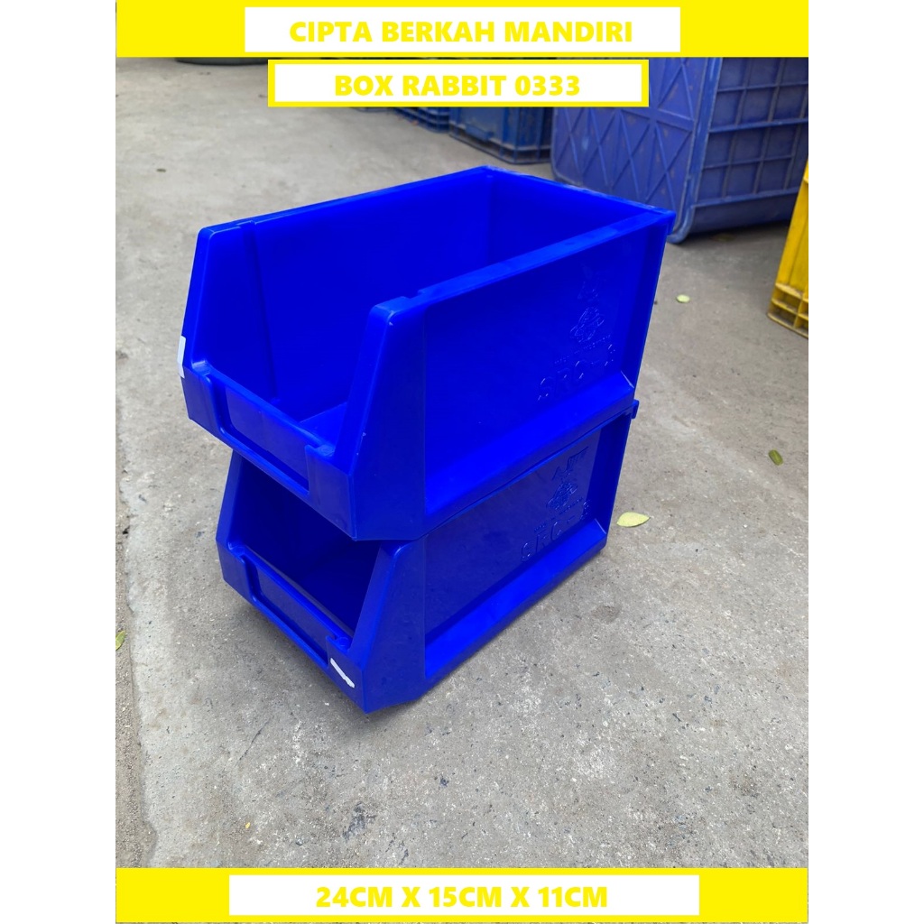 Box plastik Penyimpanan Sparepart tipe 0333 box serbaguna berkualitas
