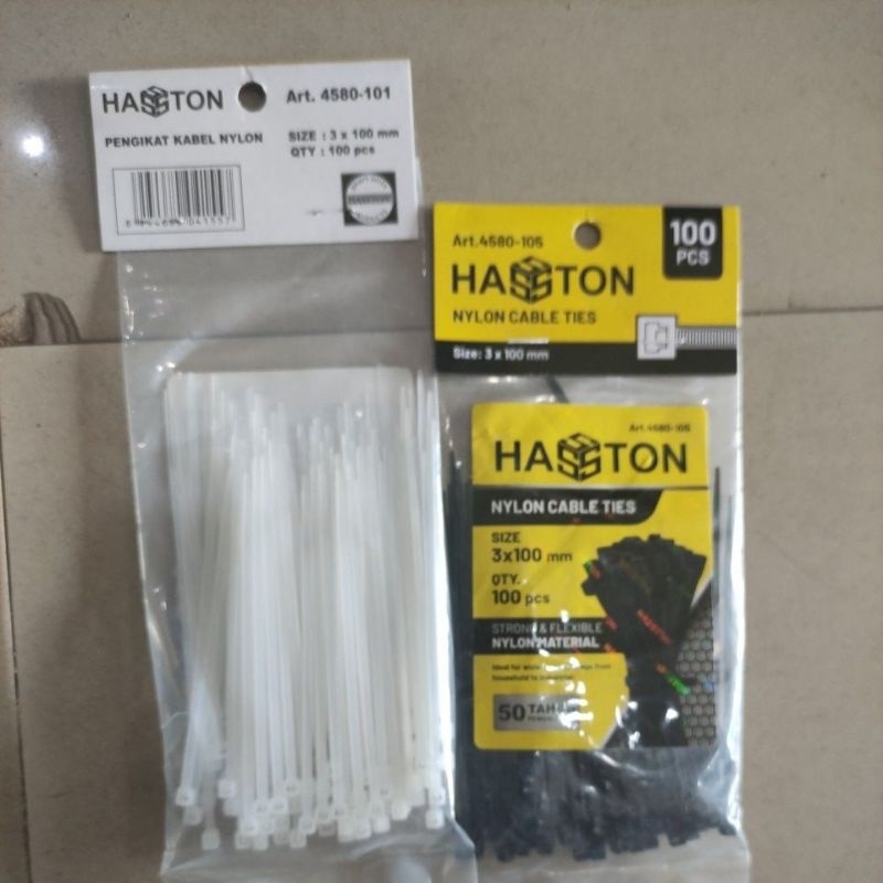 

kabel tie / kabel tis / tali pengikat hasston 3 x100mm ( 10cm) / cabel tie 10cm harga perbungkus ( untuk pemesanan warna cantumkan di catatan / kita kirim random sesuai persediaan stok yang ada ) tali nilon