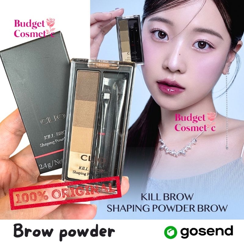 [PASTI ORI] eyebrow KOREA CLIO KILL BROW SHAPING POWDER DUPE KATE JAPAN