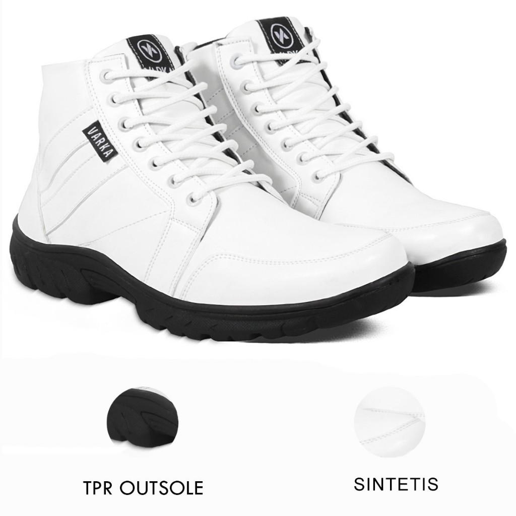 Hertz - Sepatu Boots Pria V 5525 Brand Varka Sepatu Kets Kuliah Kerja Jalan Jalan Trendi Berkualitas