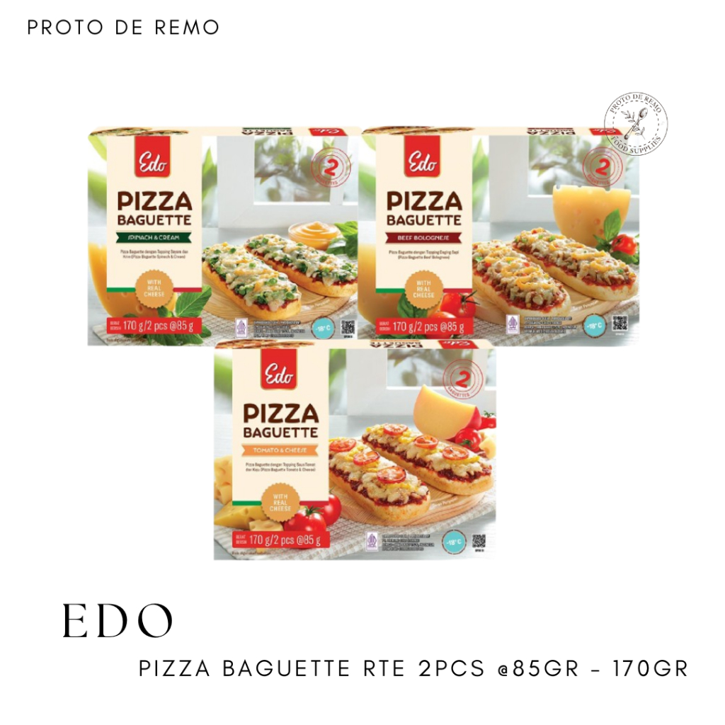 

Edo Pizza Baguette RTE 2pcs @85gr - 170gr