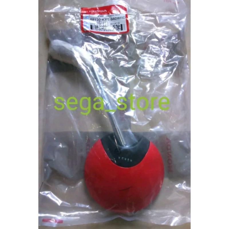 kaca spion honda scoopy fi merah muda ferarri ori original AHM 88110-KYT-940WRD 88120-KYT-940WRD har