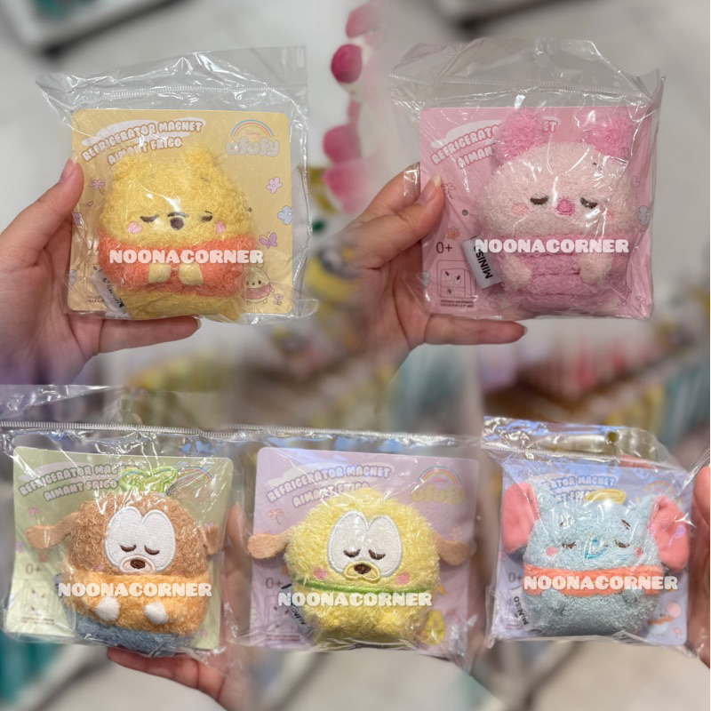 Miniso x Disney - Stress Relief Plush Refrigator Magnet / Magnet Kulkas Boneka Disney Ufufy Series (